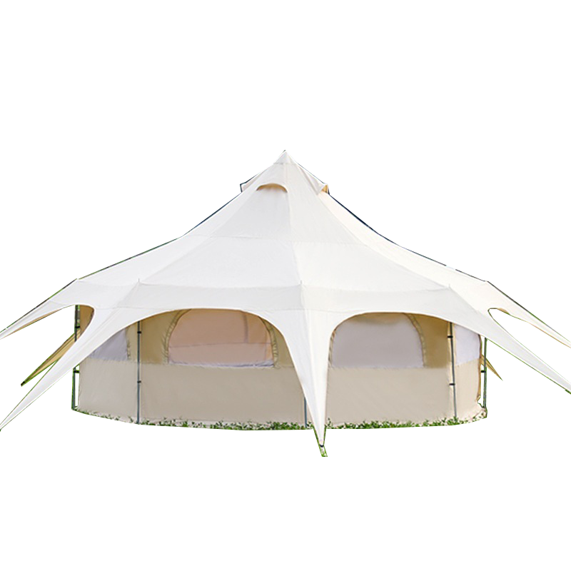 5M Double-layer Circus Glamping Canvas Tent